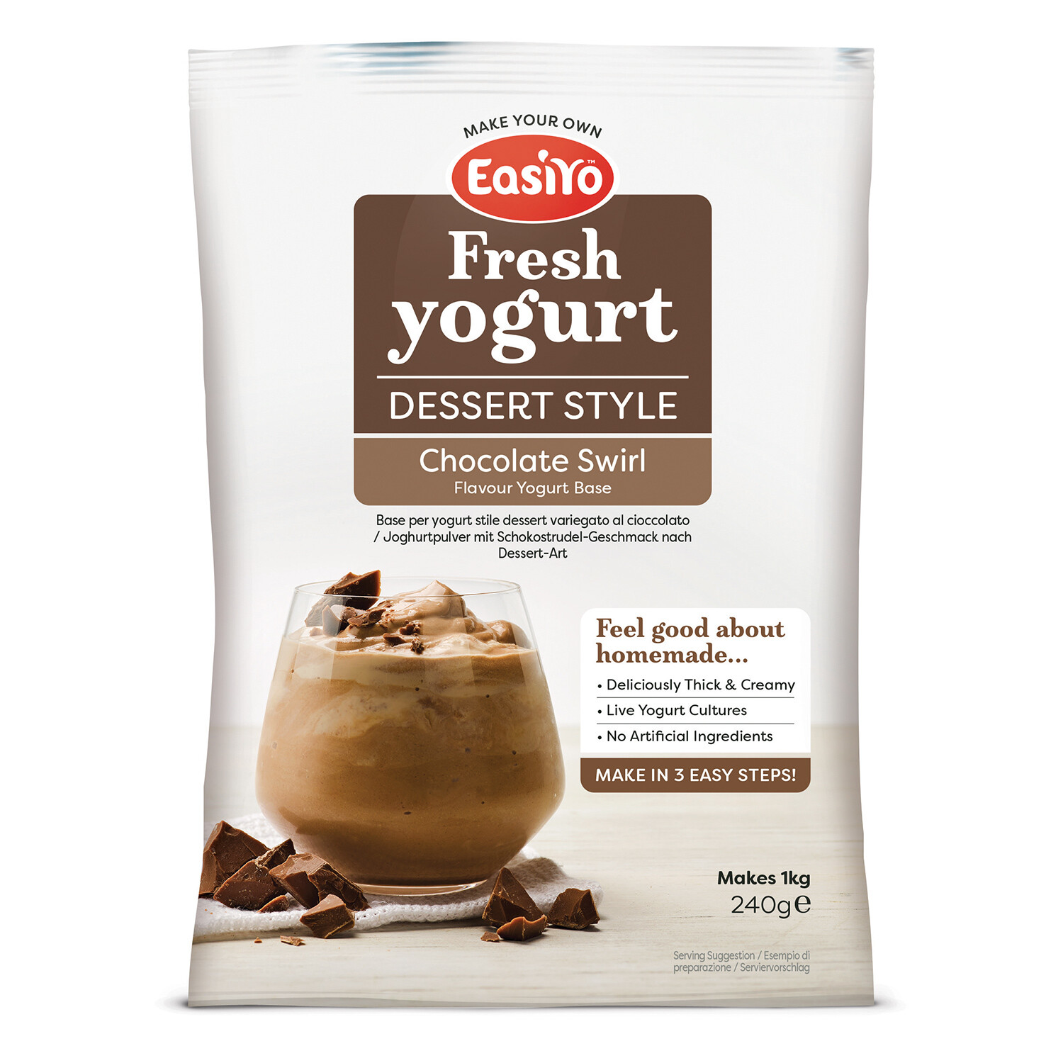 EasiYo Dessert Style Yoghurt Base Image