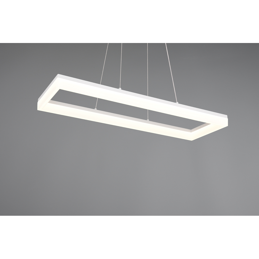 TRIO Camino Matt White LED Pendant Light Image 5