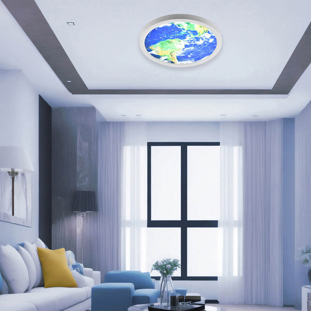 Ener-J Earth Globe Surface Mounted LED Ceiling Light 2 Pack Image 7