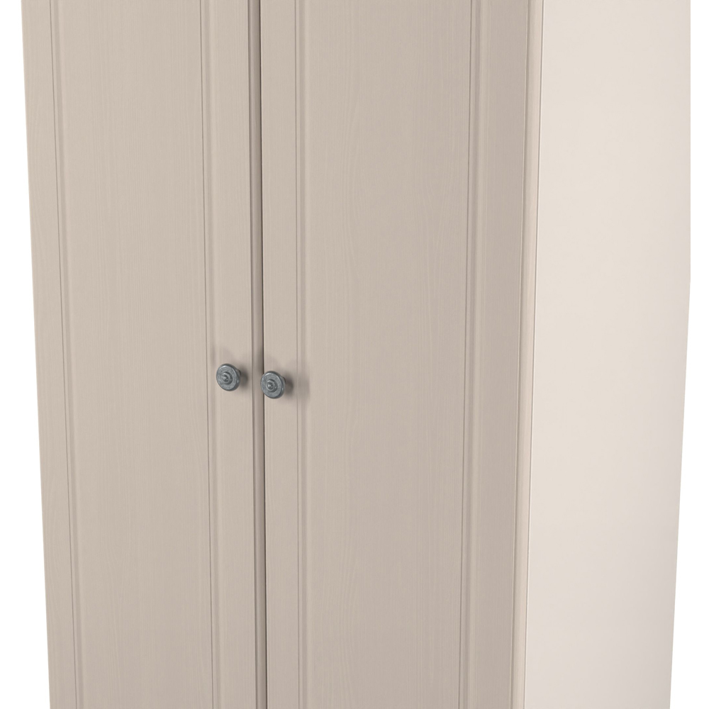Crowndale Norfolk 2 Door Kashmir Ash and Bardolino Oak Wardrobe Ready Assembled Image 6