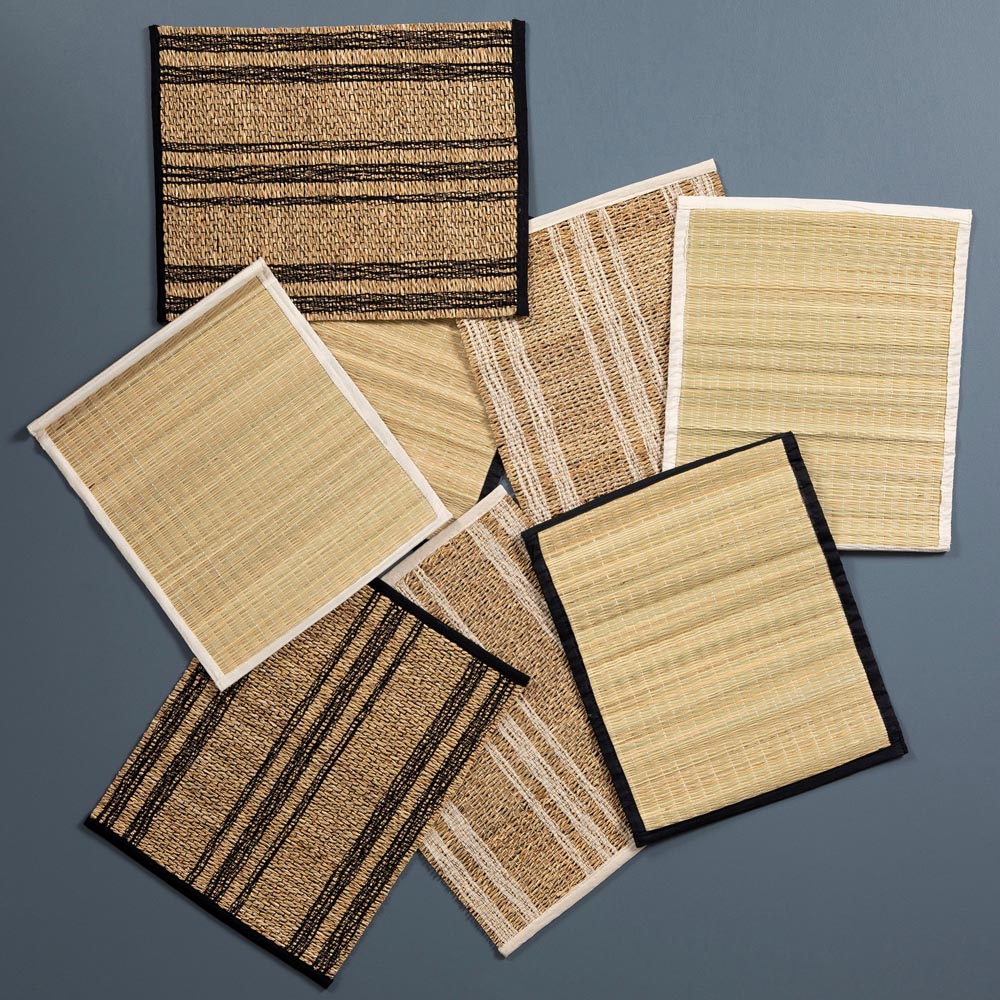 Spey Black Drygrass Table Runner Set of 2 Image 5