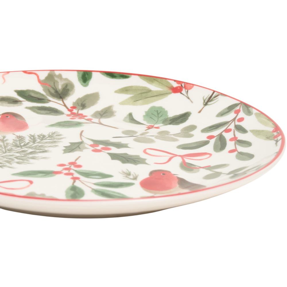 Festive Robin Plate Side Plate Image 2