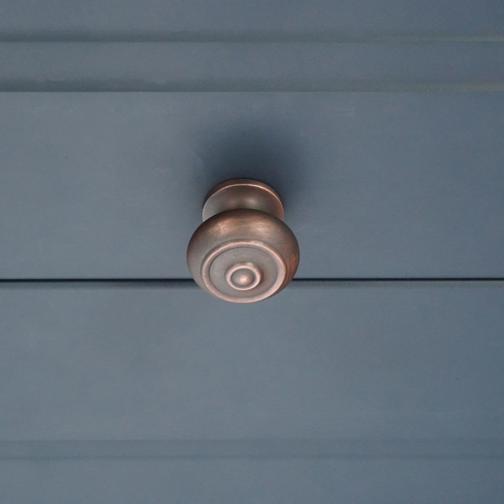 Spira Brass Bloxwich Aged Bronze Small 30mm Cupboard Knob Image 2