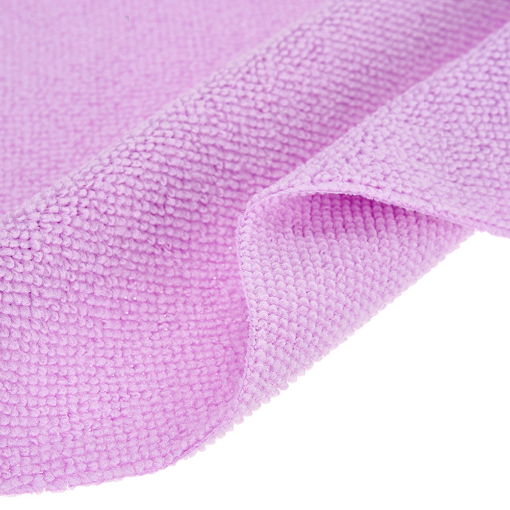 Living and Home Purple Multifunctional Reusable Microfibre Cloth Cleaning Towel 20 Pack Image 5