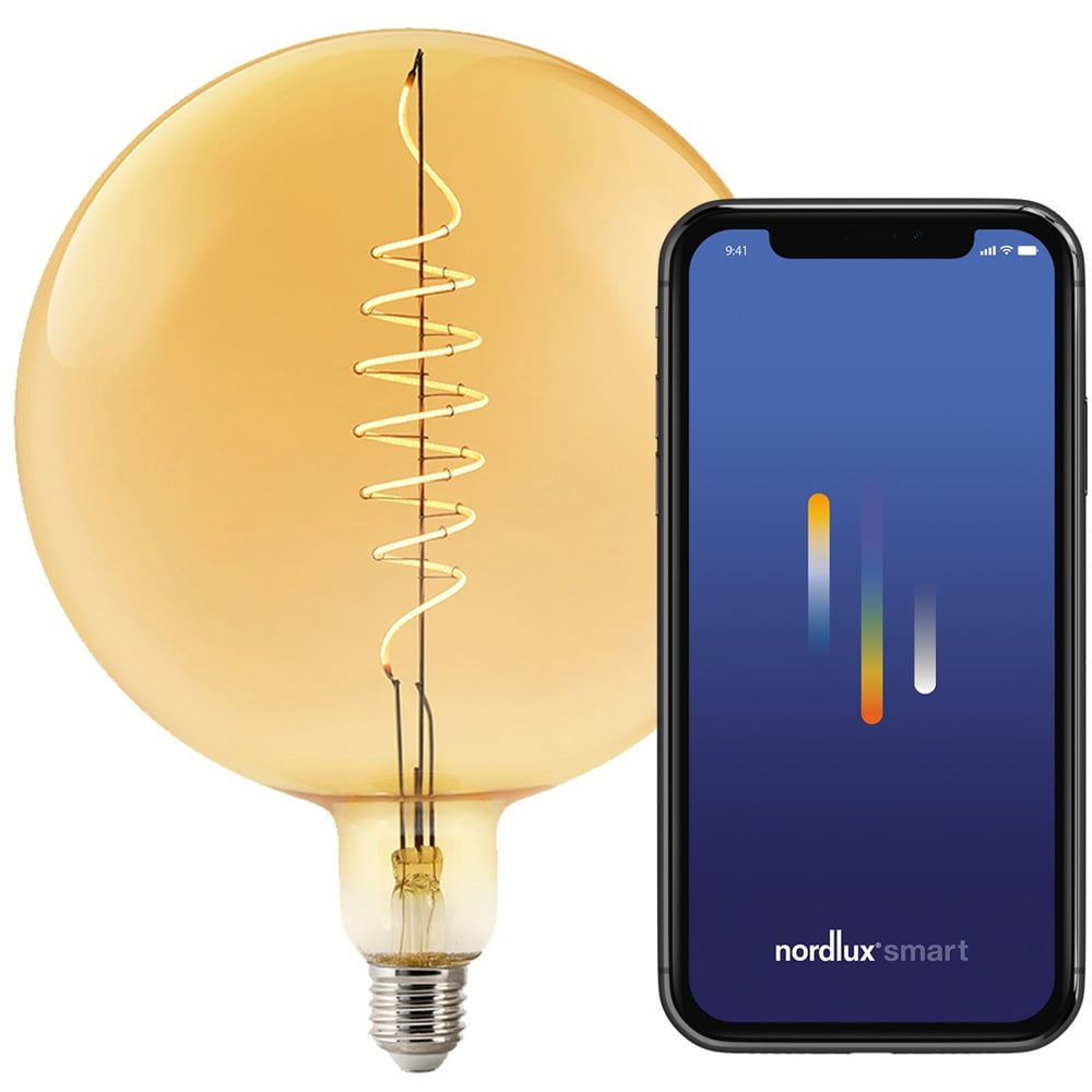 Nordlux Smart Deco G200 E27 380 Lumen Amber Light Bulb Image 2