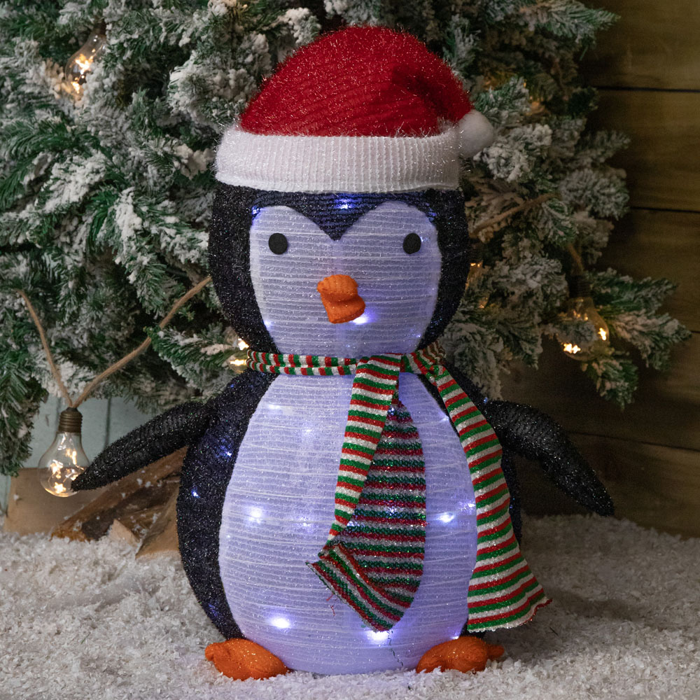 Samuel Alexander 45 Cool White LED Light Up Pop up Penguin Christmas Decoration 72cm Image 7