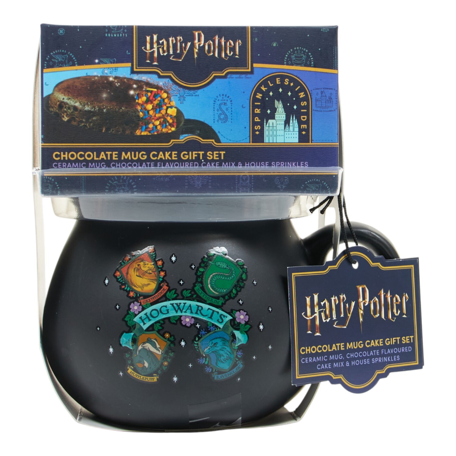Harry Potter Ceramic Mug with Cake Mix and House Sprinkles Image 1