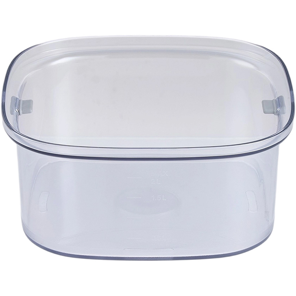 H&O Direct Transparent Spill Proof Pet Water Bowl 2L Image 3