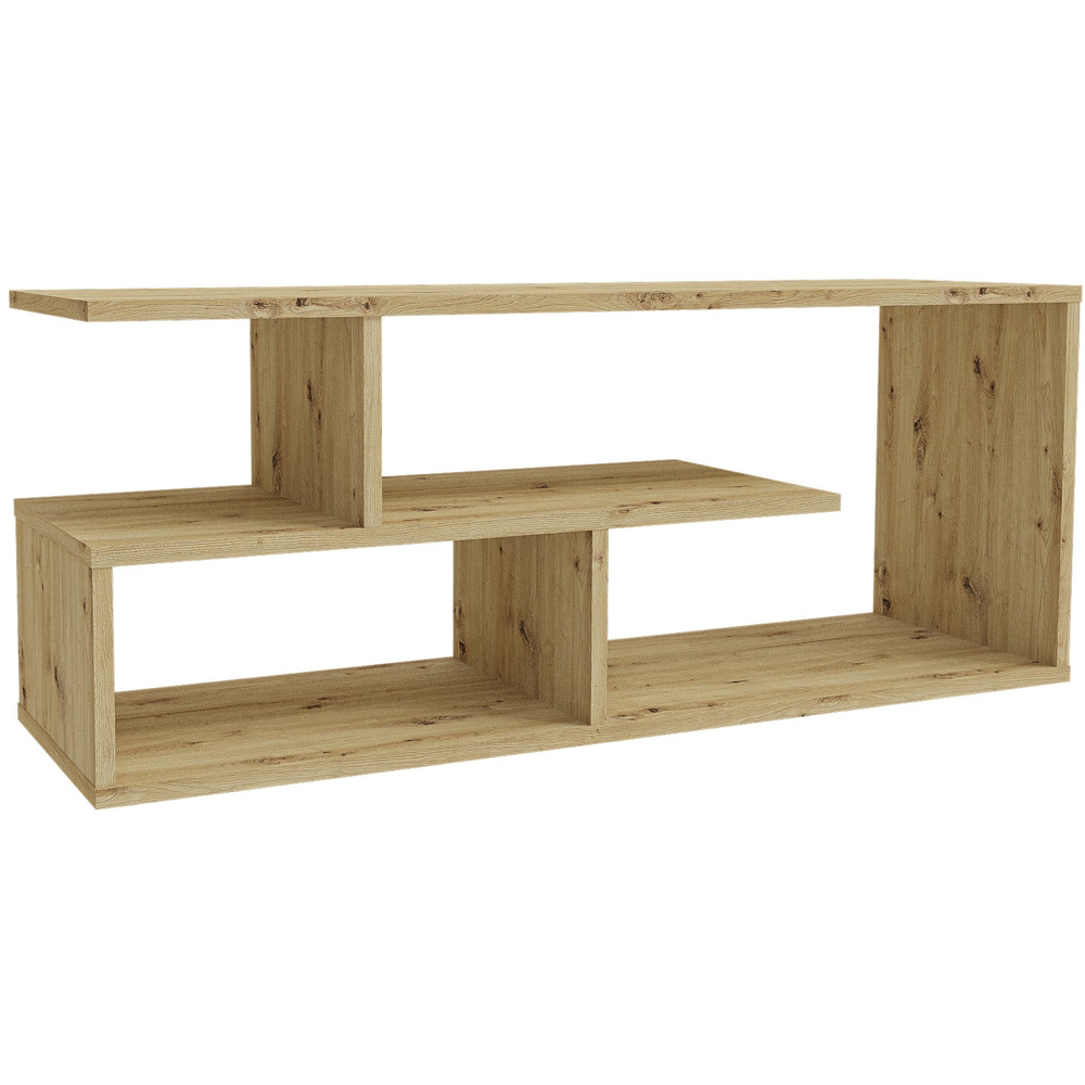 Shefa Eden 4 Shelf Artisan Oak TV Unit Image 2