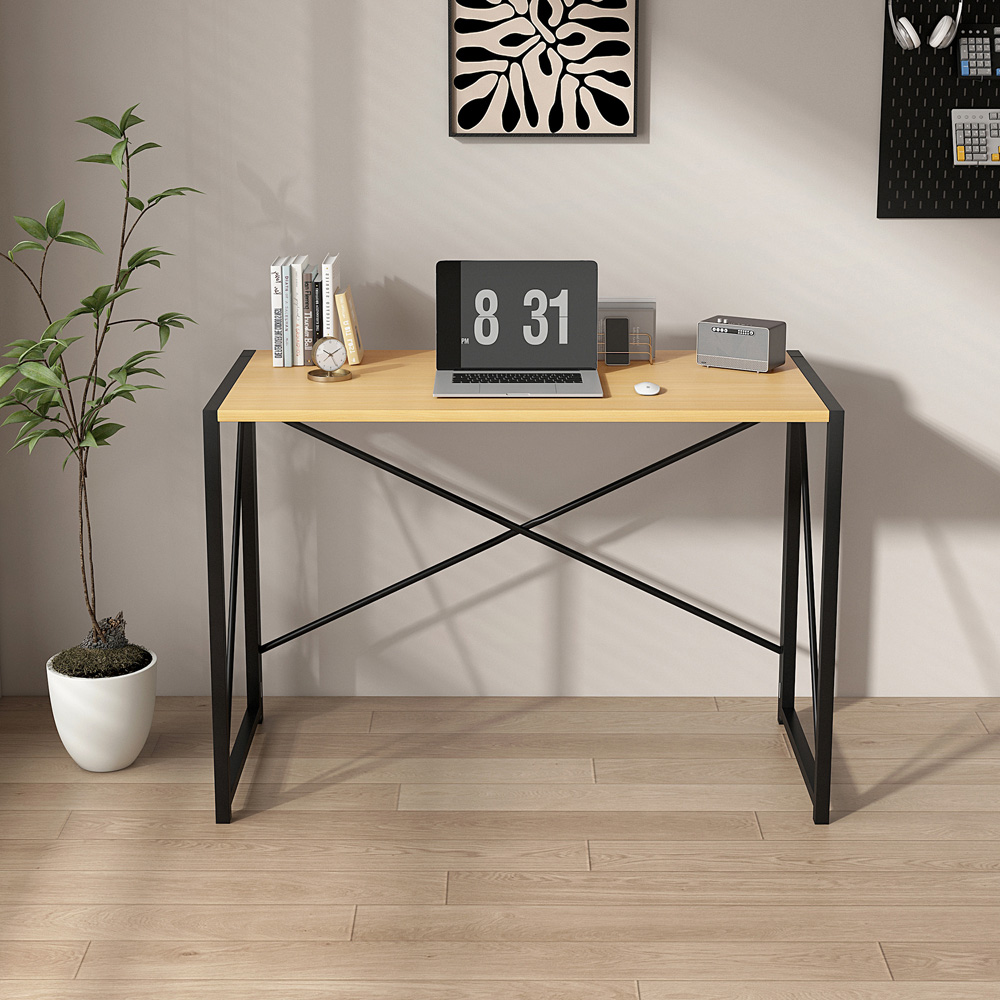 Miami Folding Computer Desk Natural Image 6