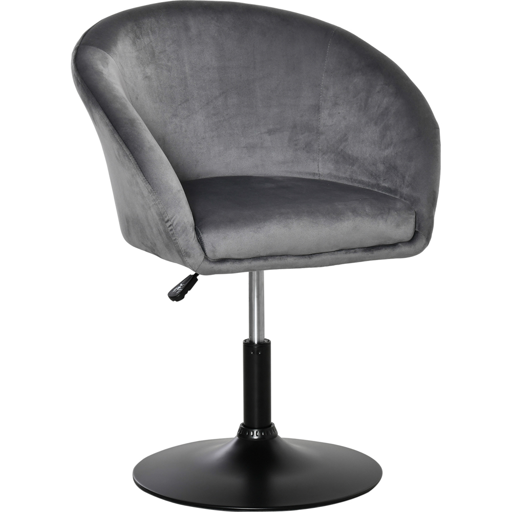 Portland Grey Tub Seat Swivel Bar Stool Image 2