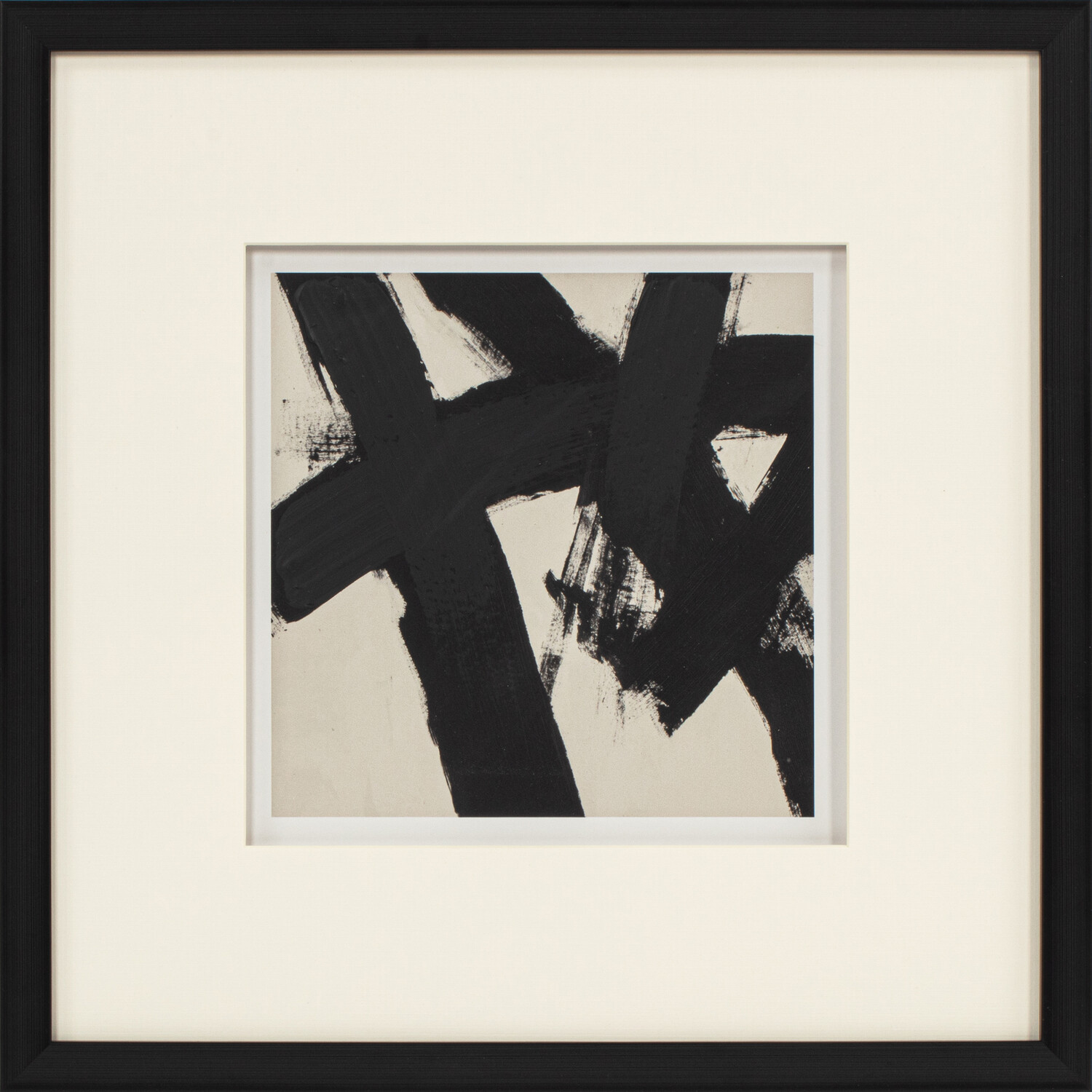 Set of 3 Zen Framed Art Black Image 3