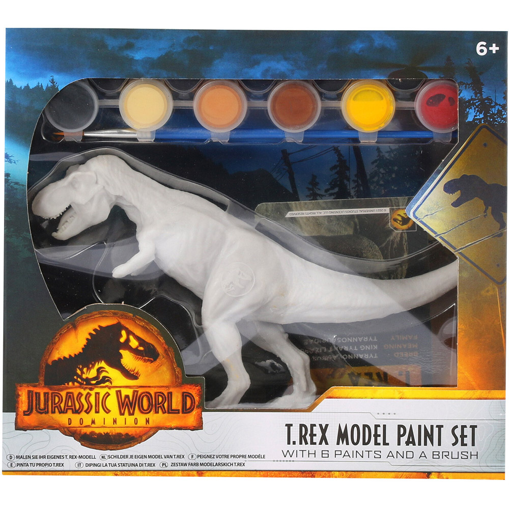 Jurassic World Dominion TRex Model Painting Set Image