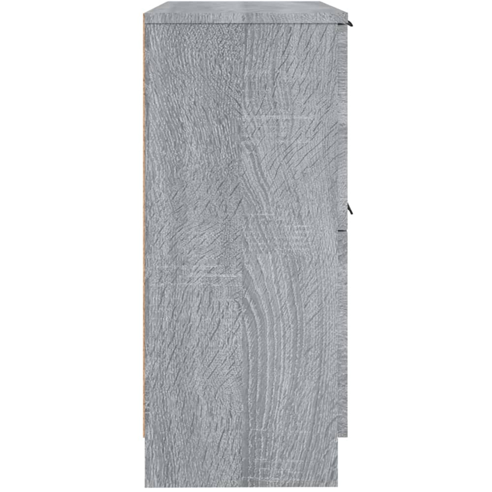 vidaXL 2 Door Grey Sonoma Wooden Sideboard Image 6