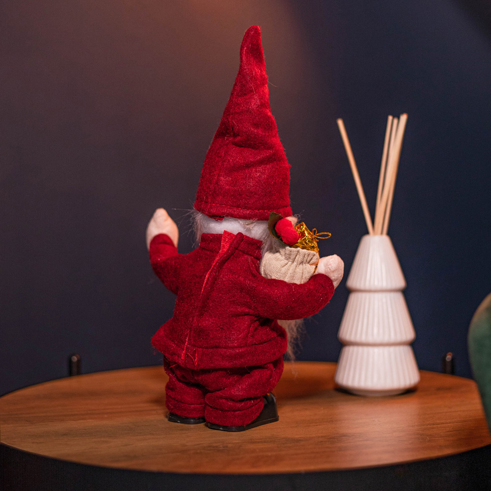 Samuel Alexander Red Musical Walking Gonk Christmas Decoration 28cm Image 6