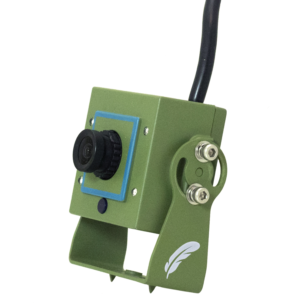 Green Feathers Bird Box Camera Deluxe Bundle with TV Cable Image 2