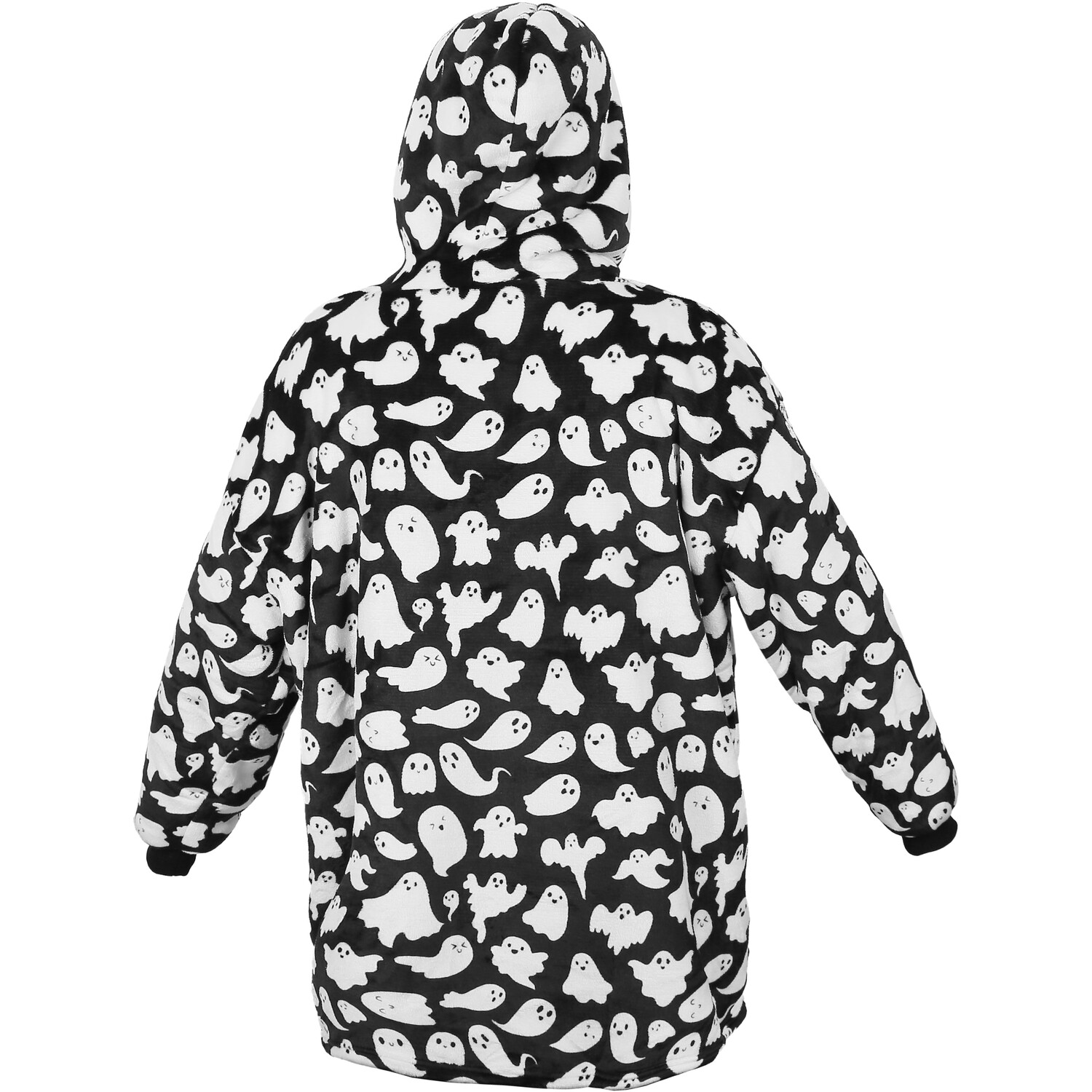 Halloween Sherpa Hoodie Black Image 2