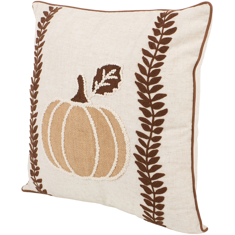 Rowan Foliage Cushion Neutral Image 5