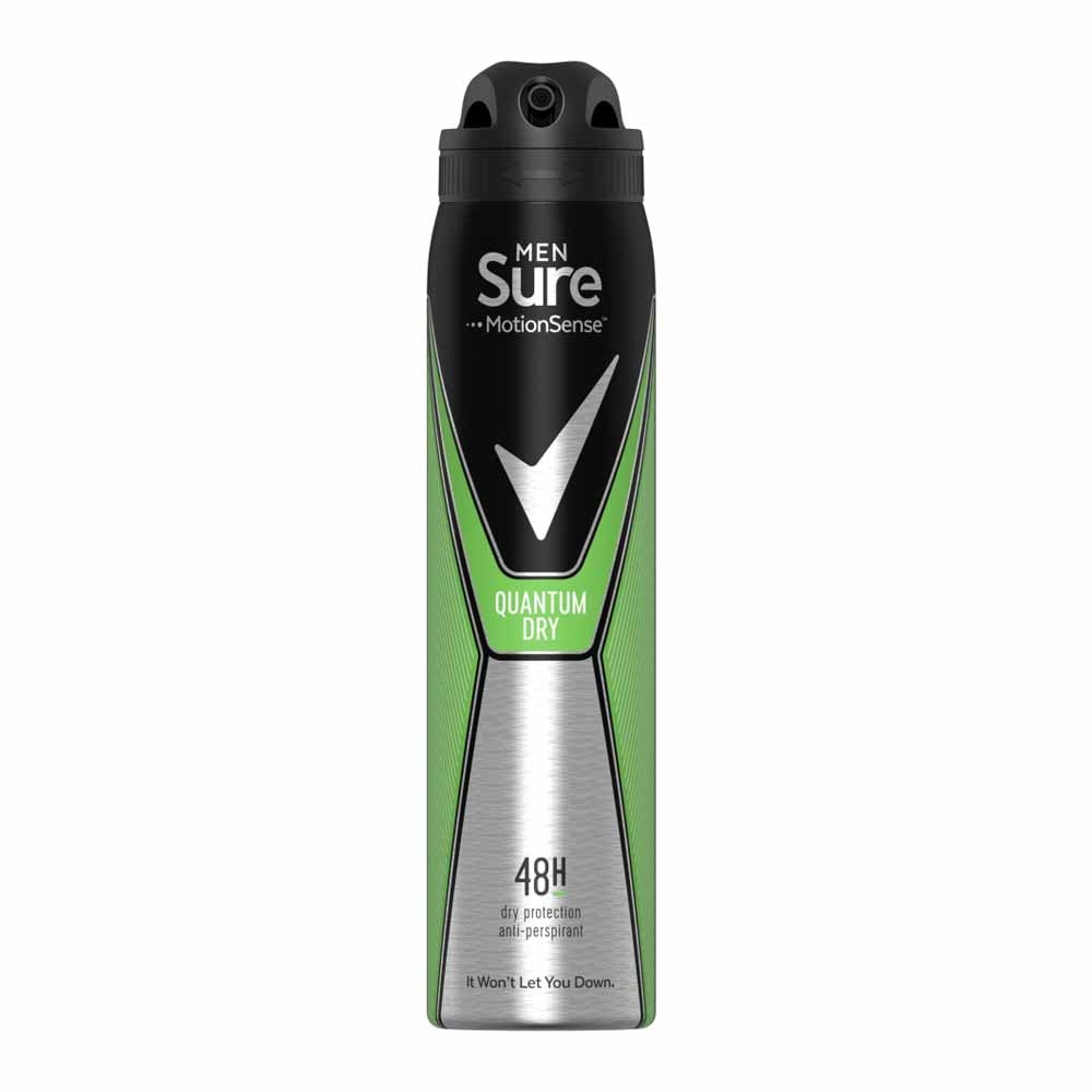 Sure For Men Quantum Anti-Perspirant Deodorant 250ml Image 1