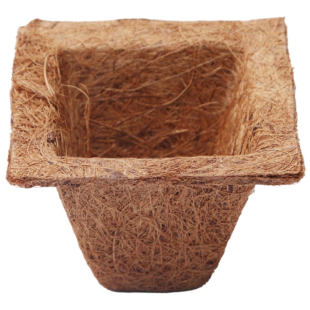 Coco & Coir Square Pot 15cm Image 1