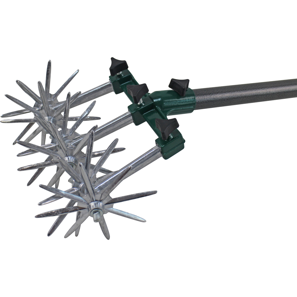 Avilo Green Rolling Garden Cultivator Image 3