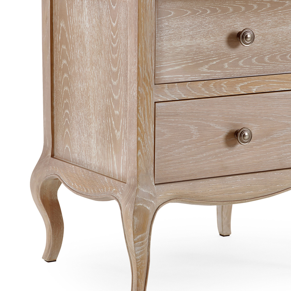 Julian Bowen Camille 2 Drawer Bedside Table Image 5