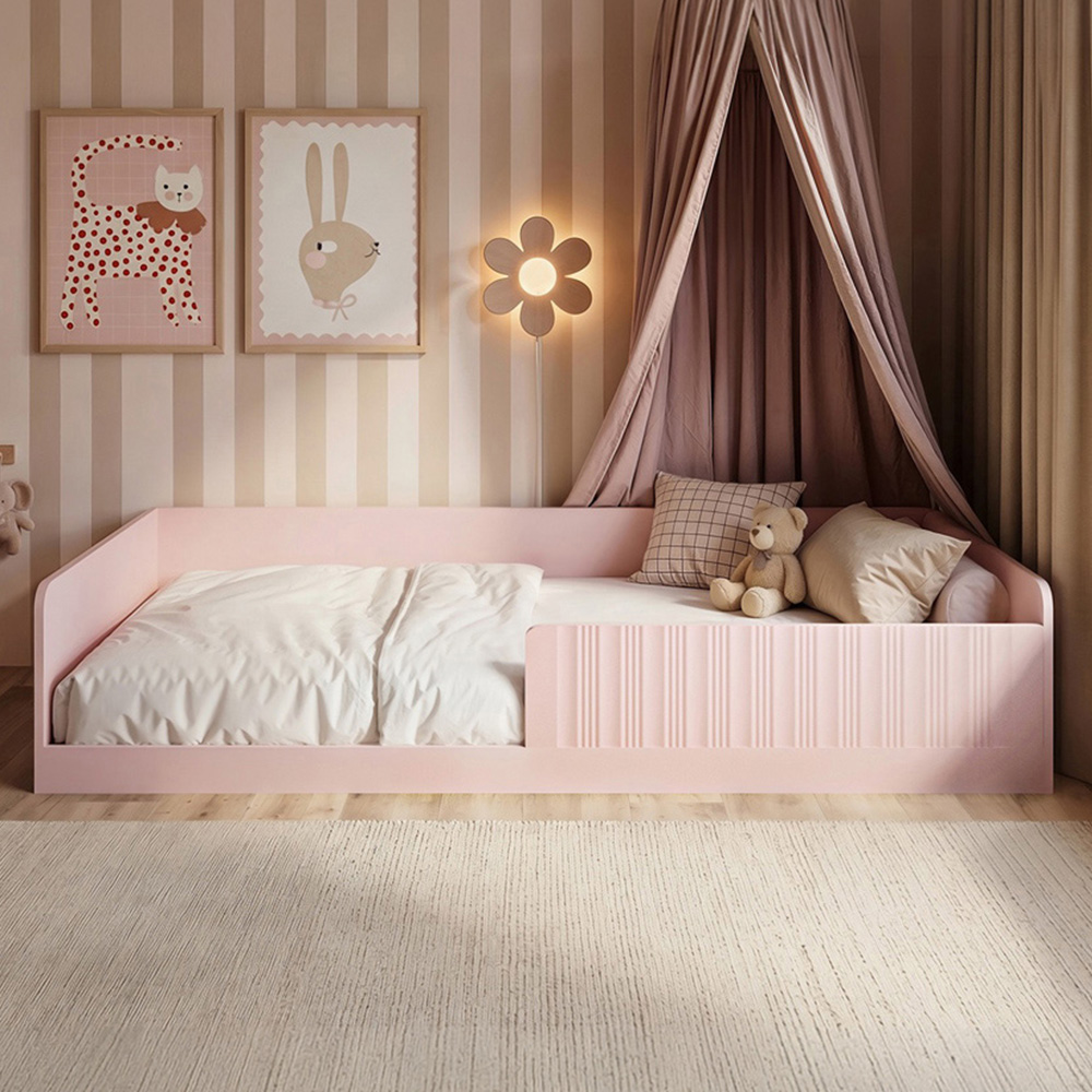 Flair Nadia Single Pink Montessori Bed Image 1