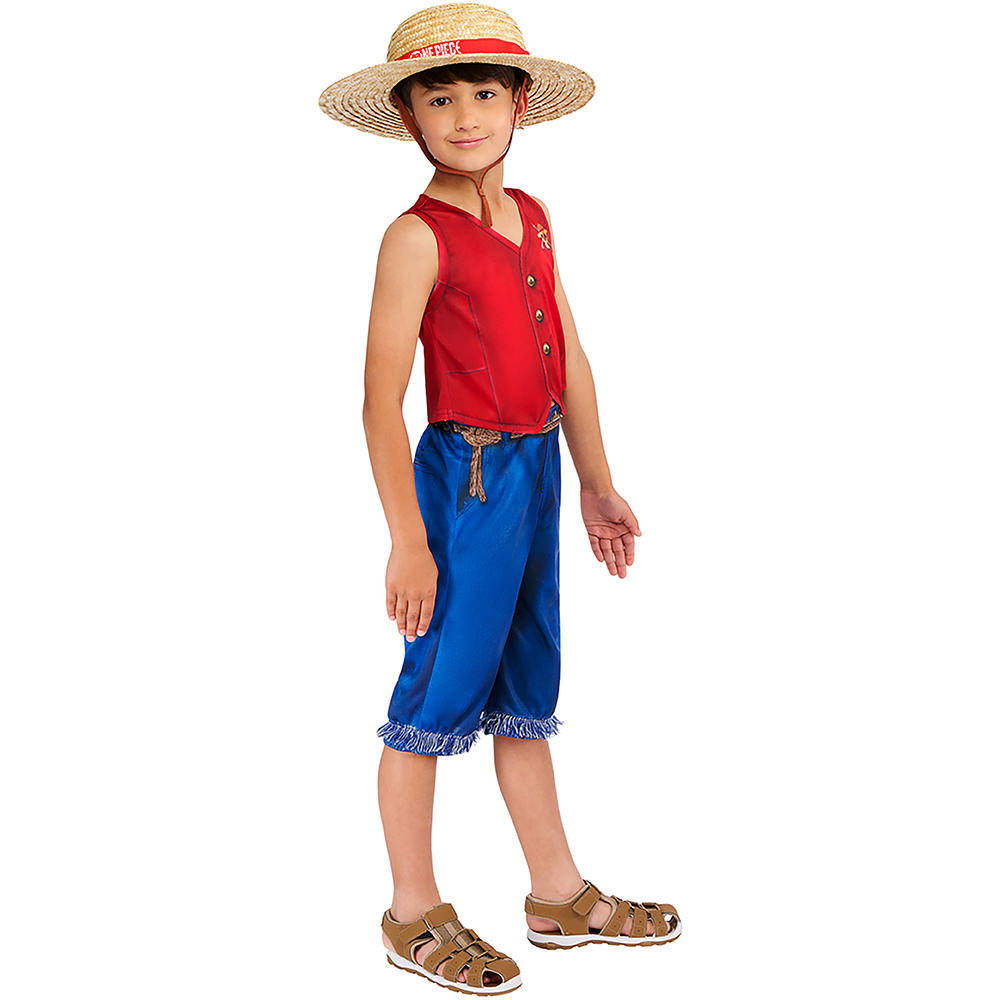 One Piece Kids Monkey D.Luffy Costume 5-6 Years Image 3