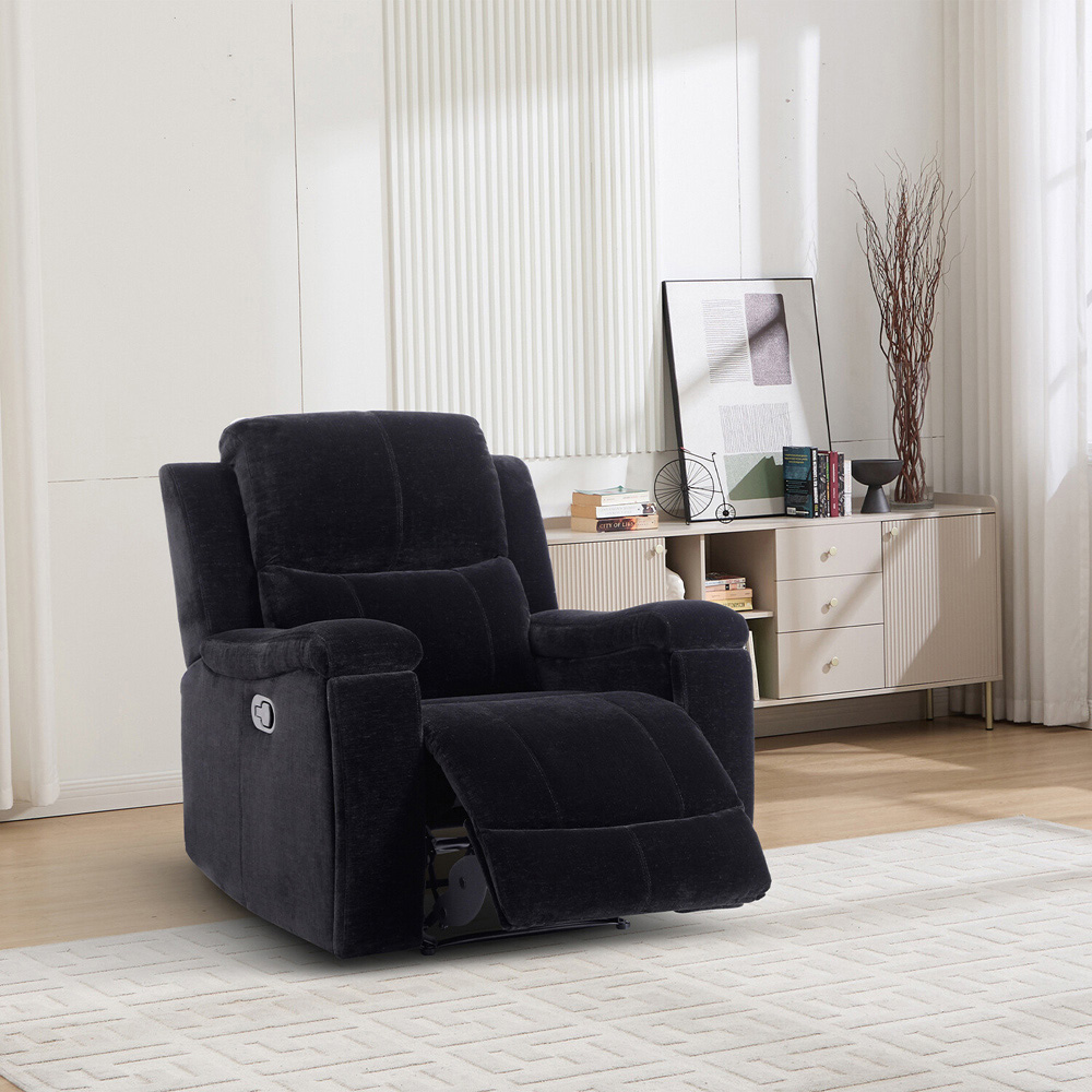 Ledbury Recliner Chair Black Image 2