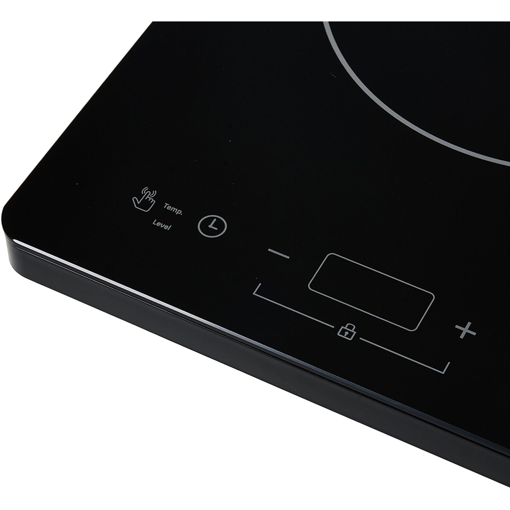 Living and Home Portable 10 Level Single Induction Hob with Temperature Control Image 3
