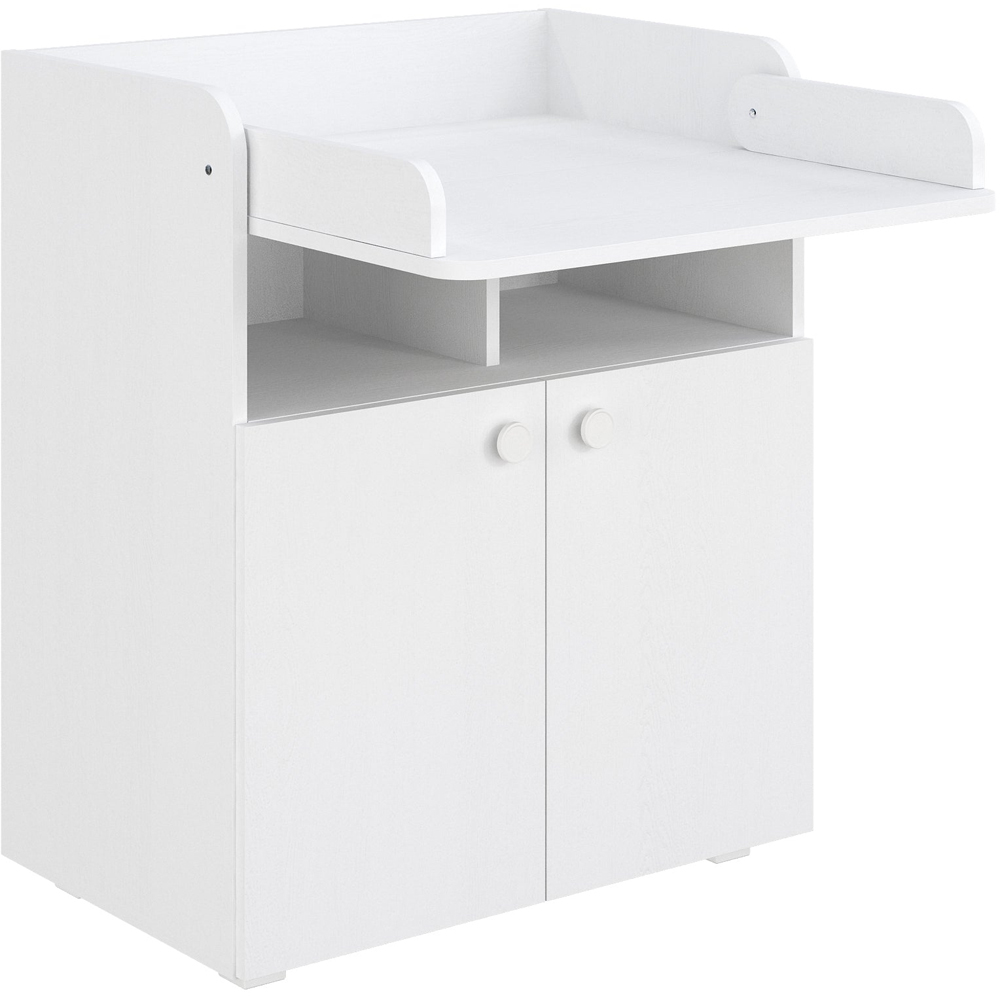 Shefa 700 2 Door 2 Shelf White Kids Changing Unit Image 2