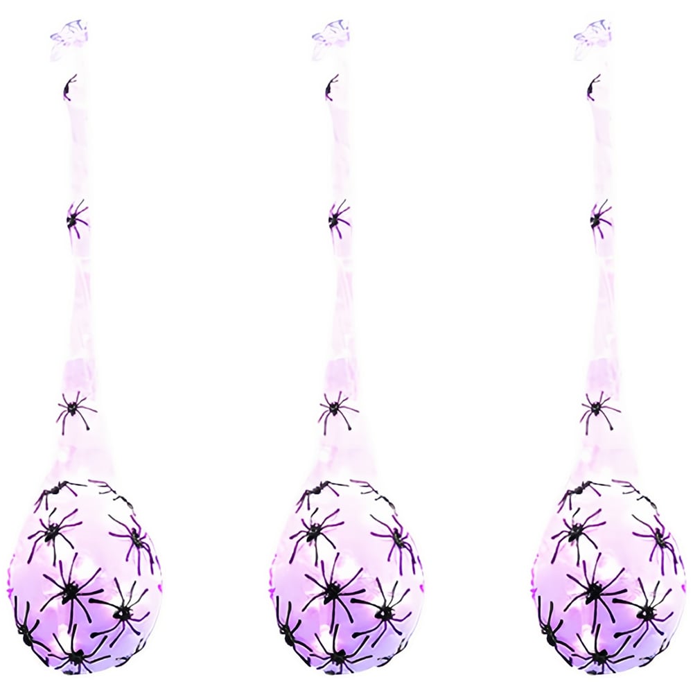 Jaoyeh Purple Glowing Spider Egg Bag Set 3 Pack Image 1
