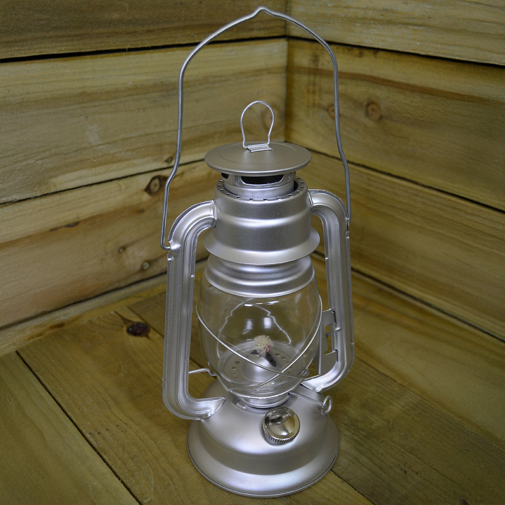 Samuel Alexander Paraffin Hurricane Silver Camping Lantern Light Image 6