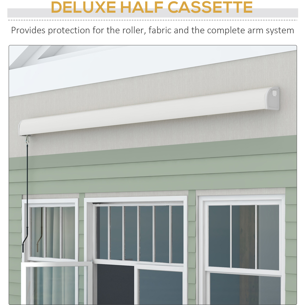 Outsunny Black Electric Retractable Awning 4 x 3m Image 5