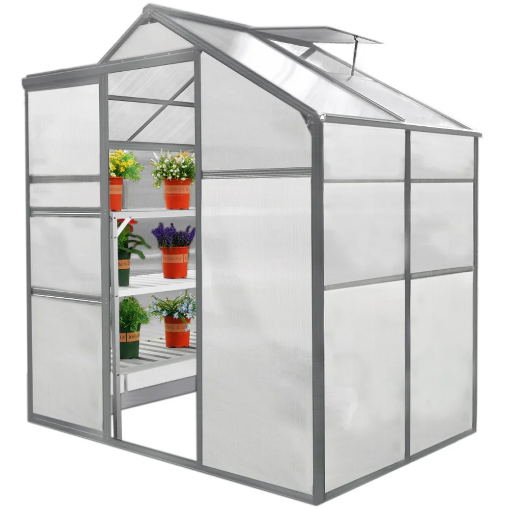 MonsterShop 6 x 4ft Greenhouse Image 1