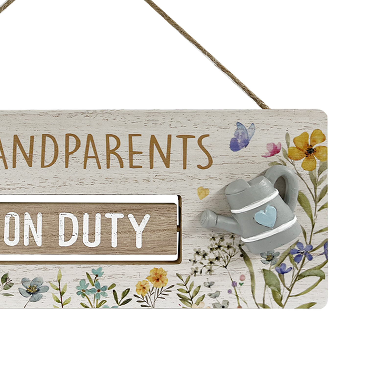 Grandparents Changeable Duty Plaque - Neutral Image 2