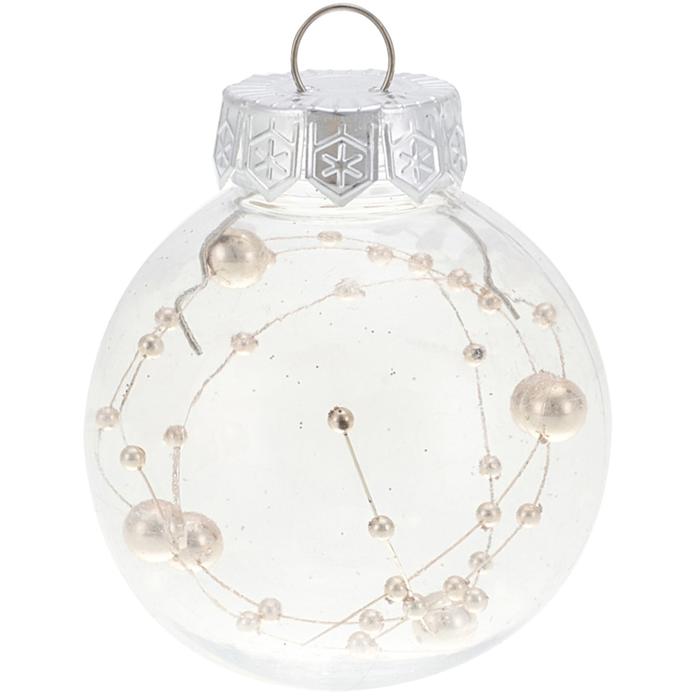 Living and Home Champagne Bauble 30 Pack Image 3