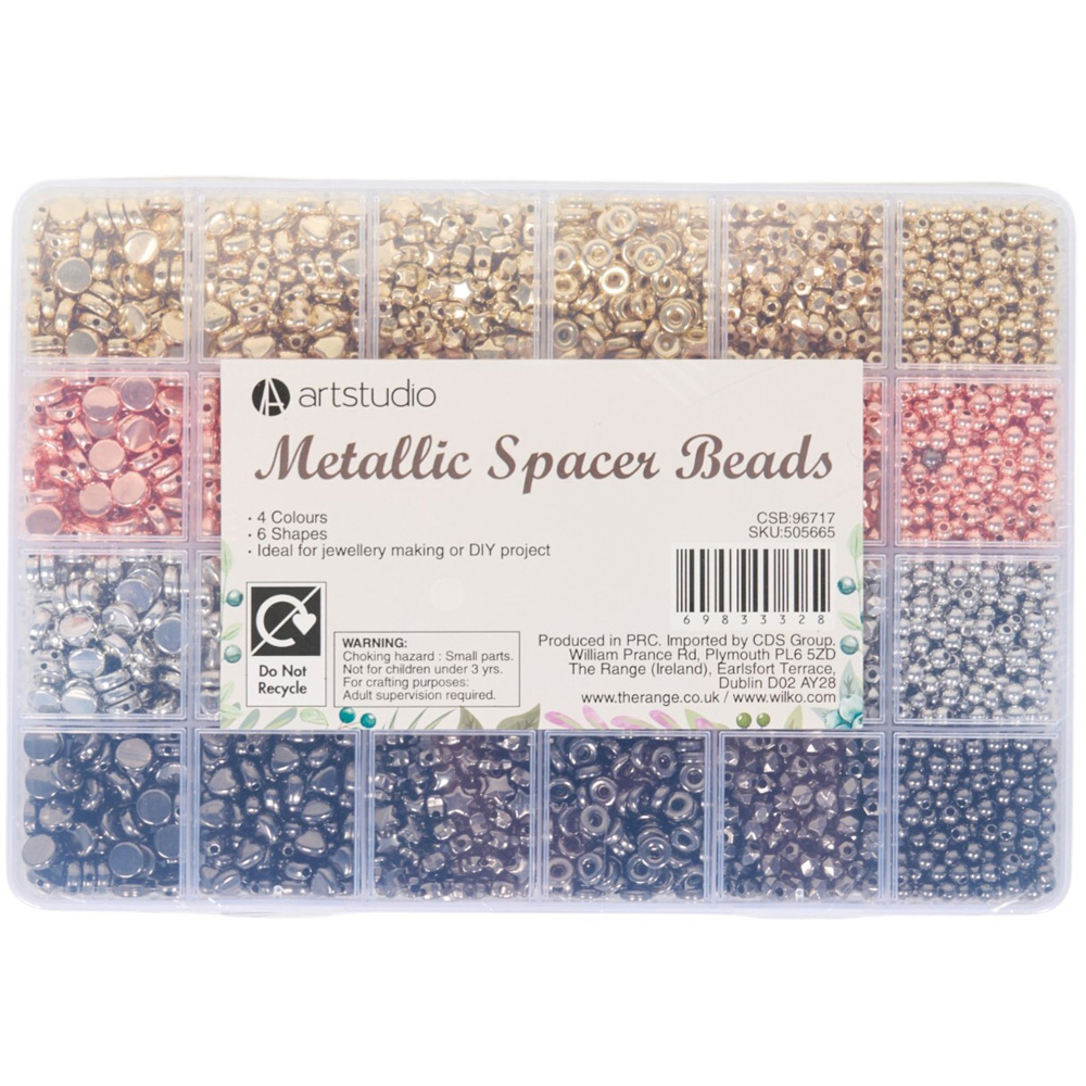 Metallic Spacer Beads Image 1