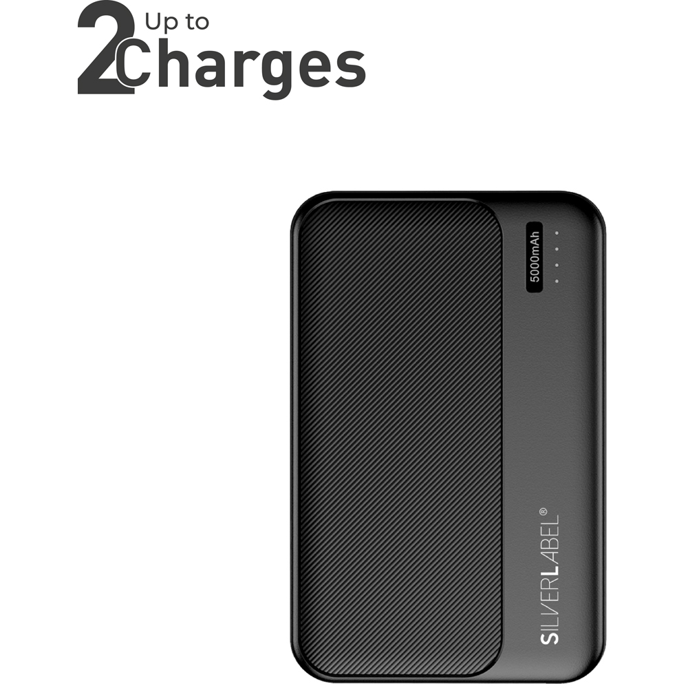 SilverLabel E71022250 Black Power Bank 5000mAh Image 4
