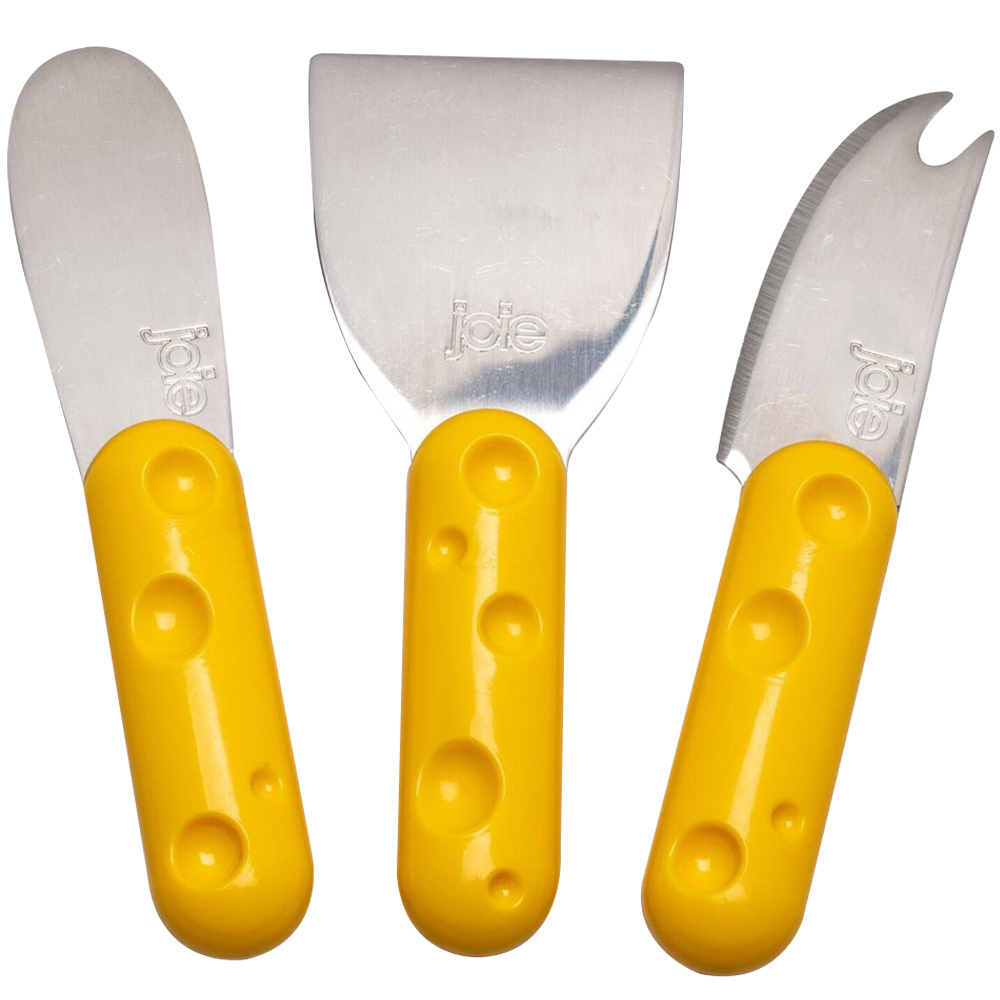 Set of 3 Mini Cheese Tools - Yellow Image 1
