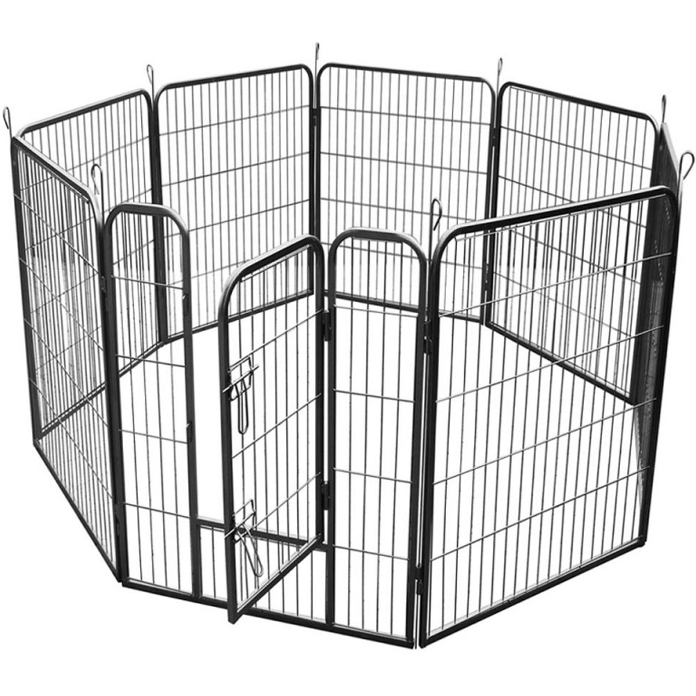 Heavy Duty 8 Panel Dog Play Pen Enclosure - Large Image 3