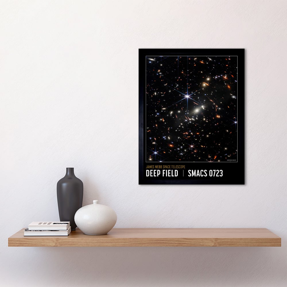 Artery8 NASA James Webb Space Telescope First Deep Field SMACS 0723 Framed Wall Art Print Image 2