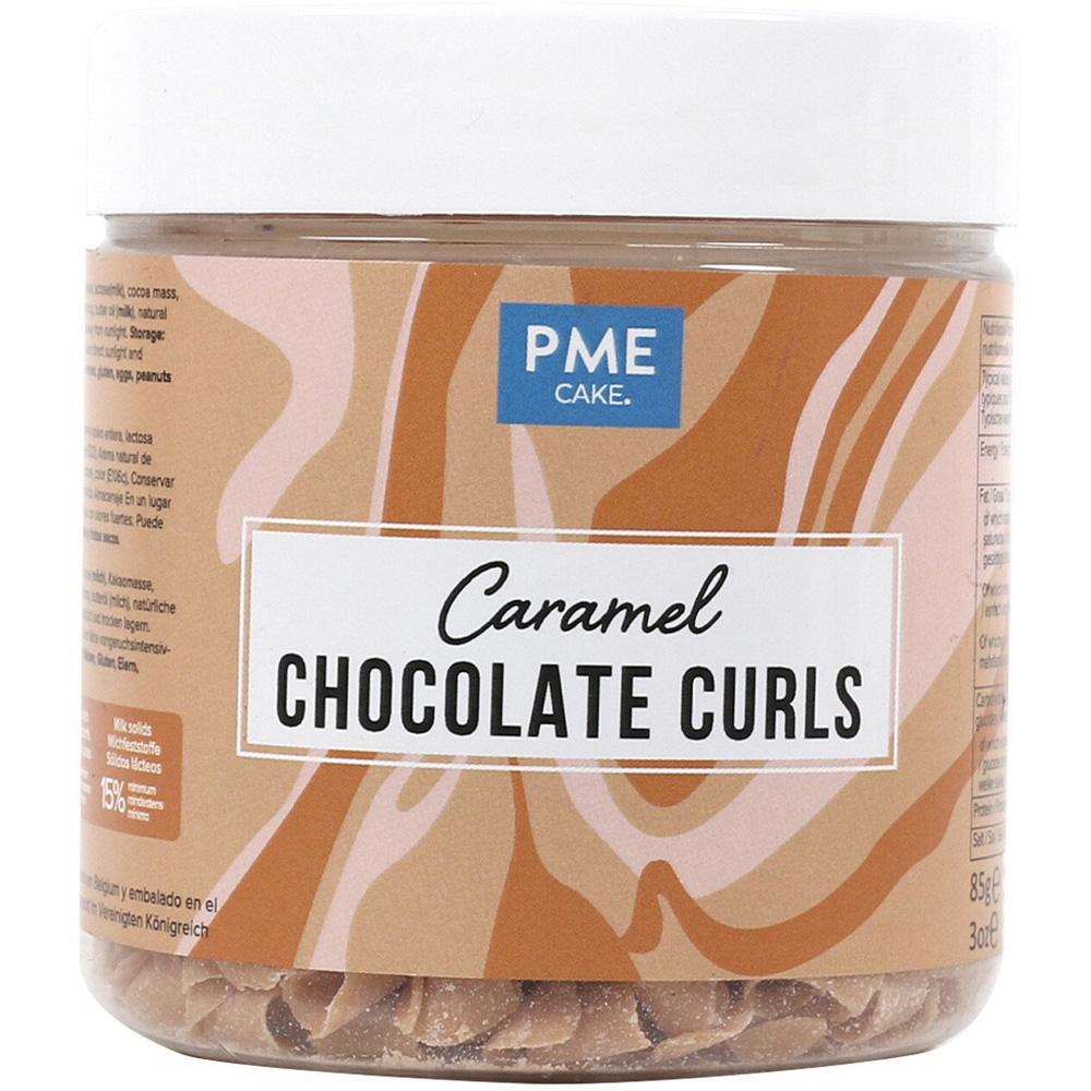 PME Chocolate Curls - Caramel Image