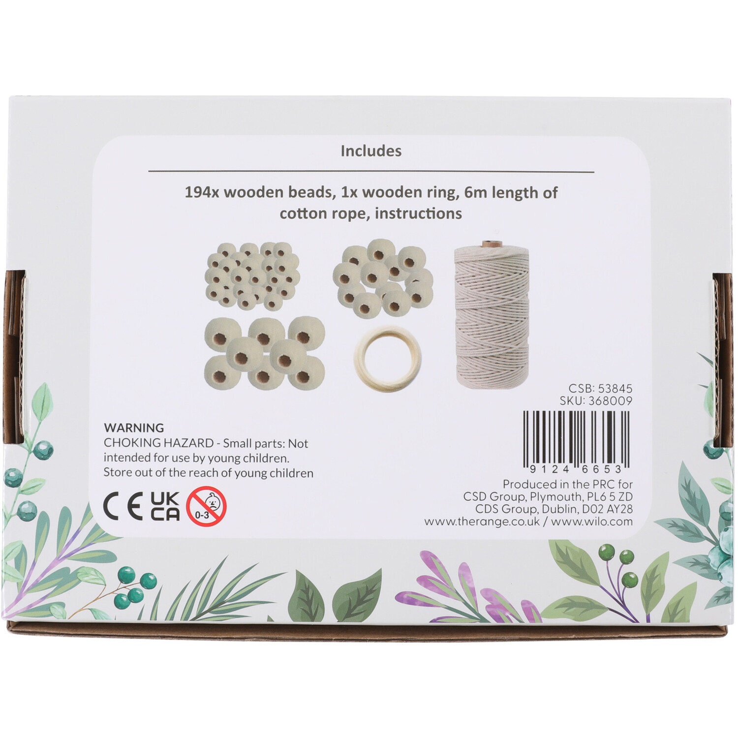 Make Your Own Wooden Beaded Plant Holder - Natural Image 2