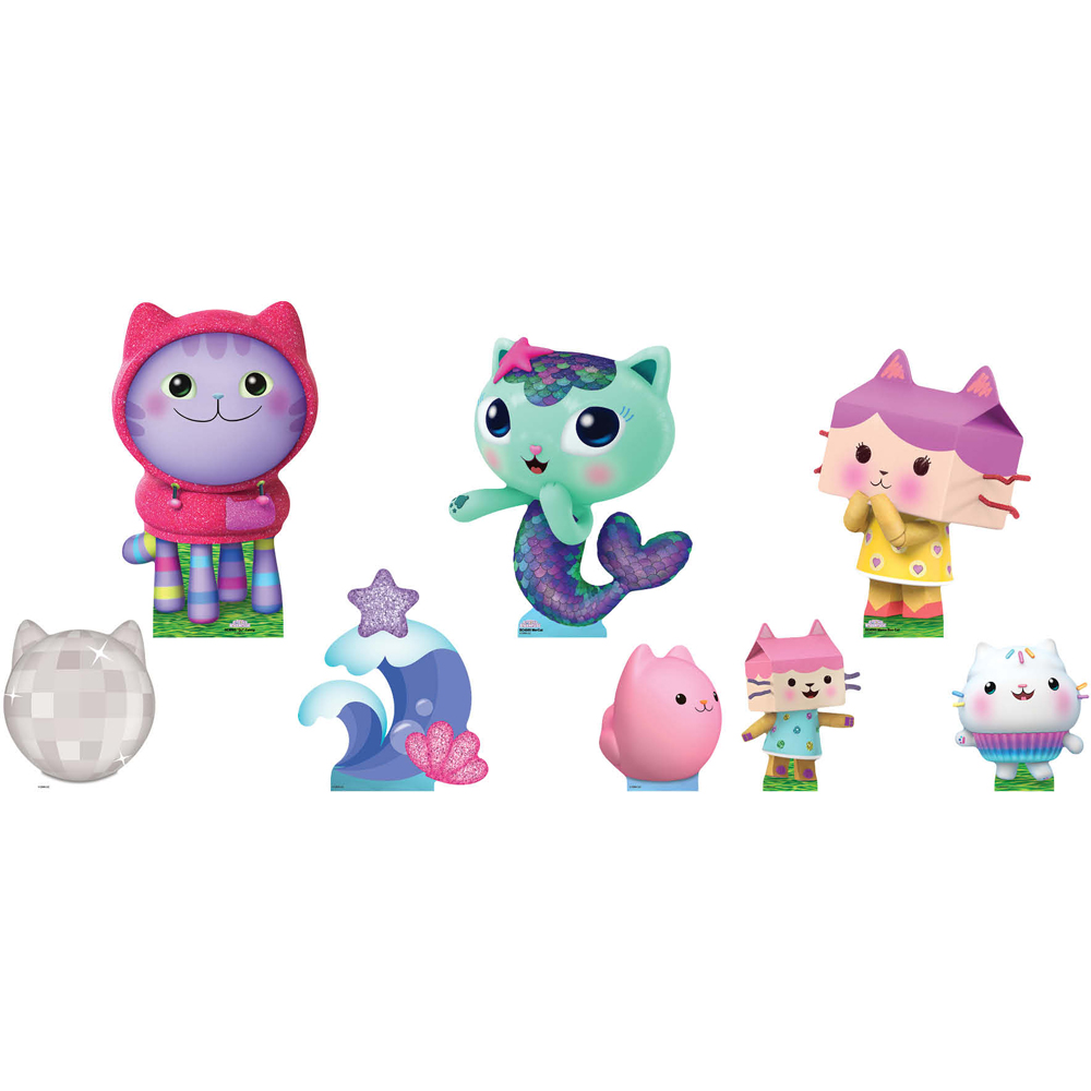 Star Cutouts DJ Catnip Baby Box MerCat Cardboard Cutout Multi Pack Image 3