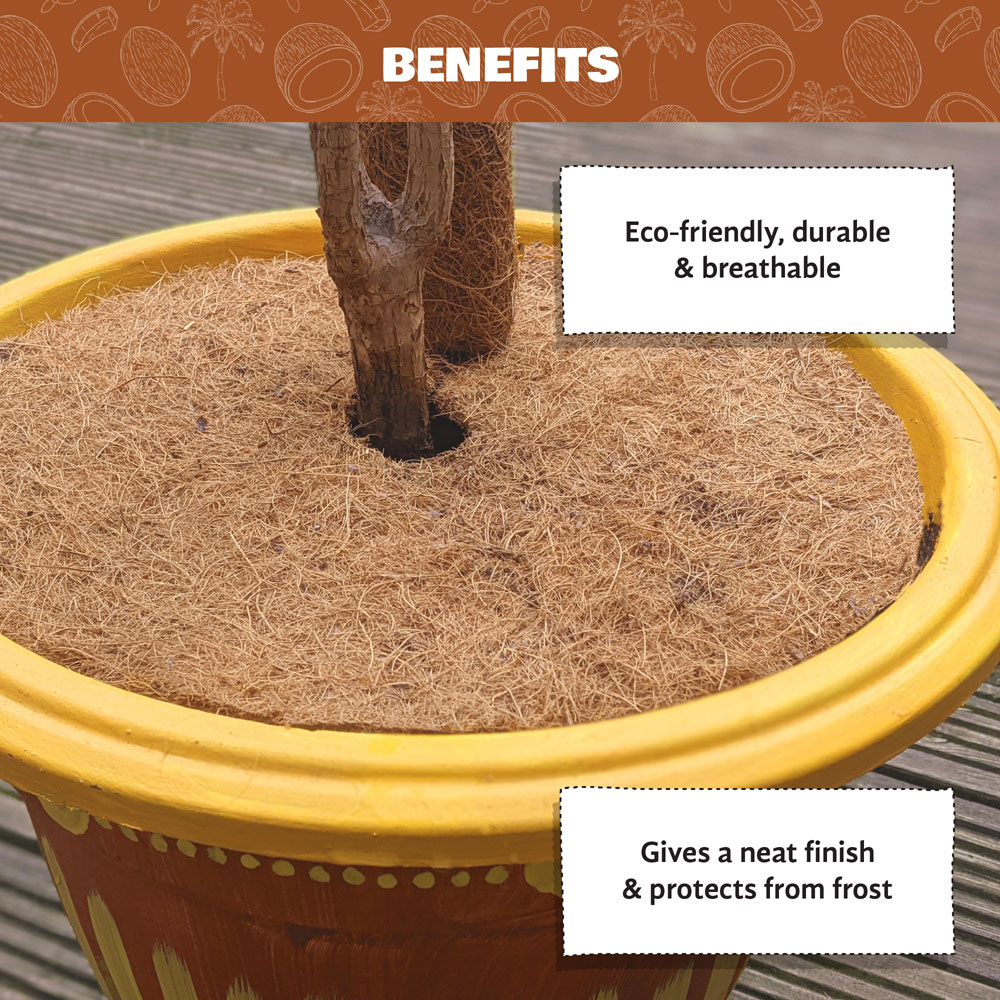 Coco & Coir Coco Mulch Mat 30cm Image 3