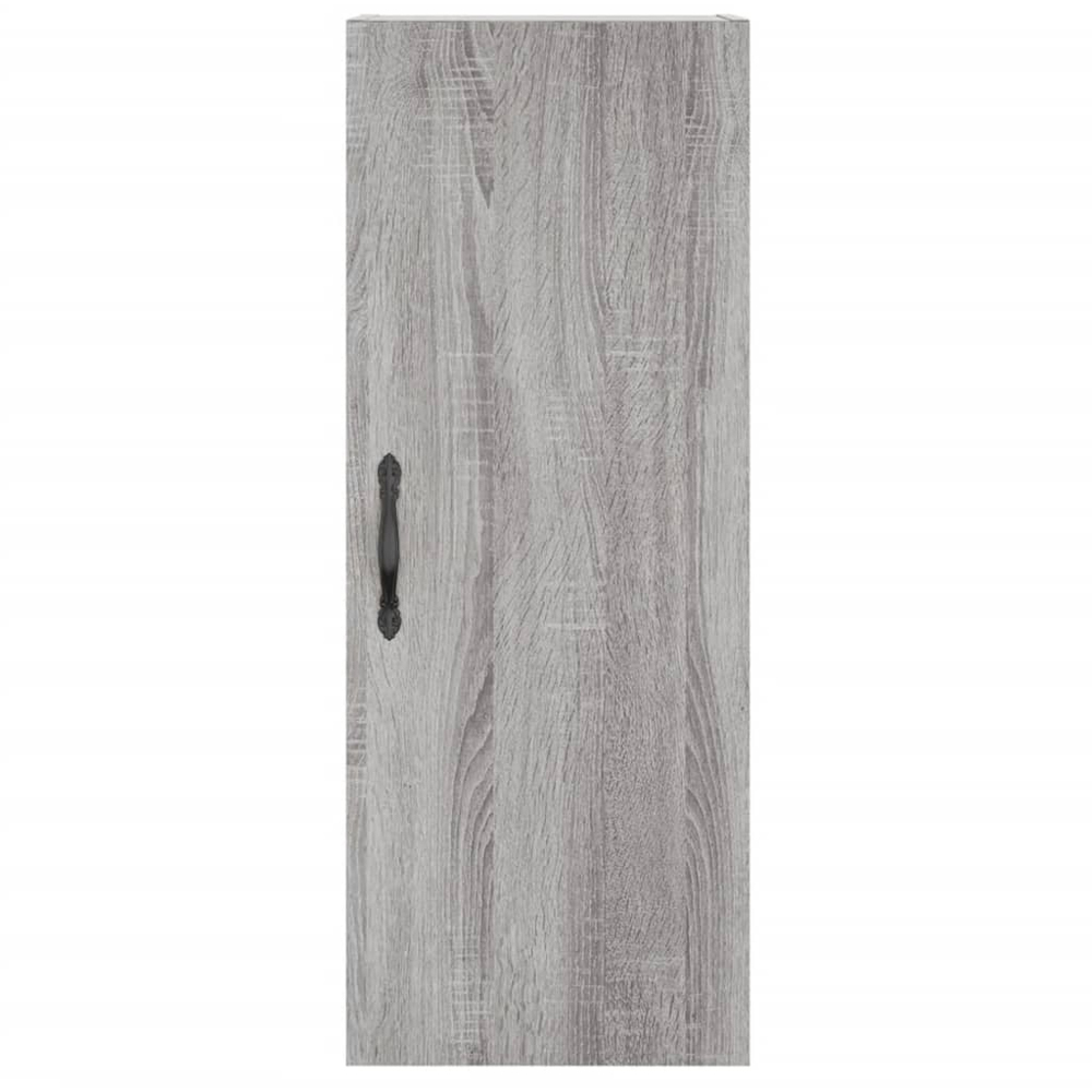 vidaXL Single Door 3 Shelf Grey Sonoma Highboard Image 8