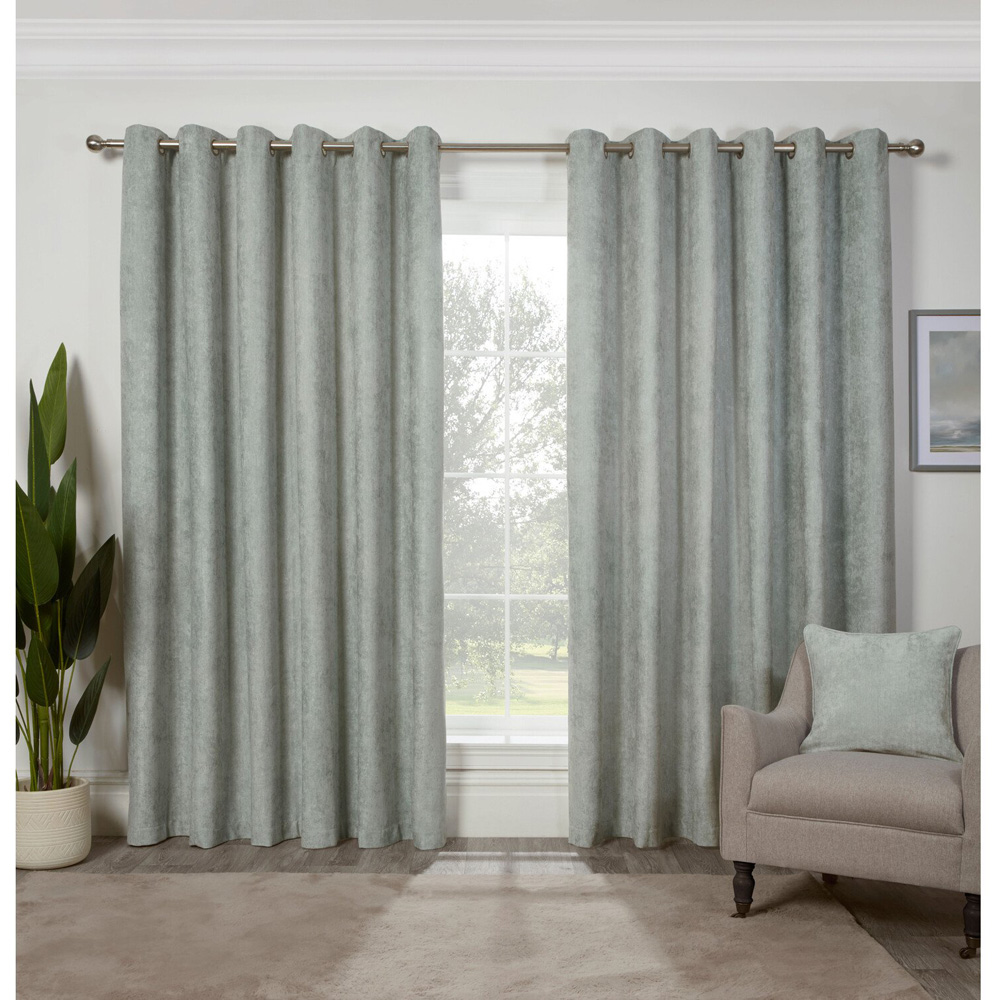 Divante Sage Alden Thermal Eyelet Curtains 183 x 168cm Image 6