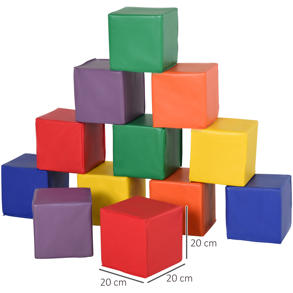 Tommy Toys Kids 12 Piece Soft Blocks Play Set Image 8