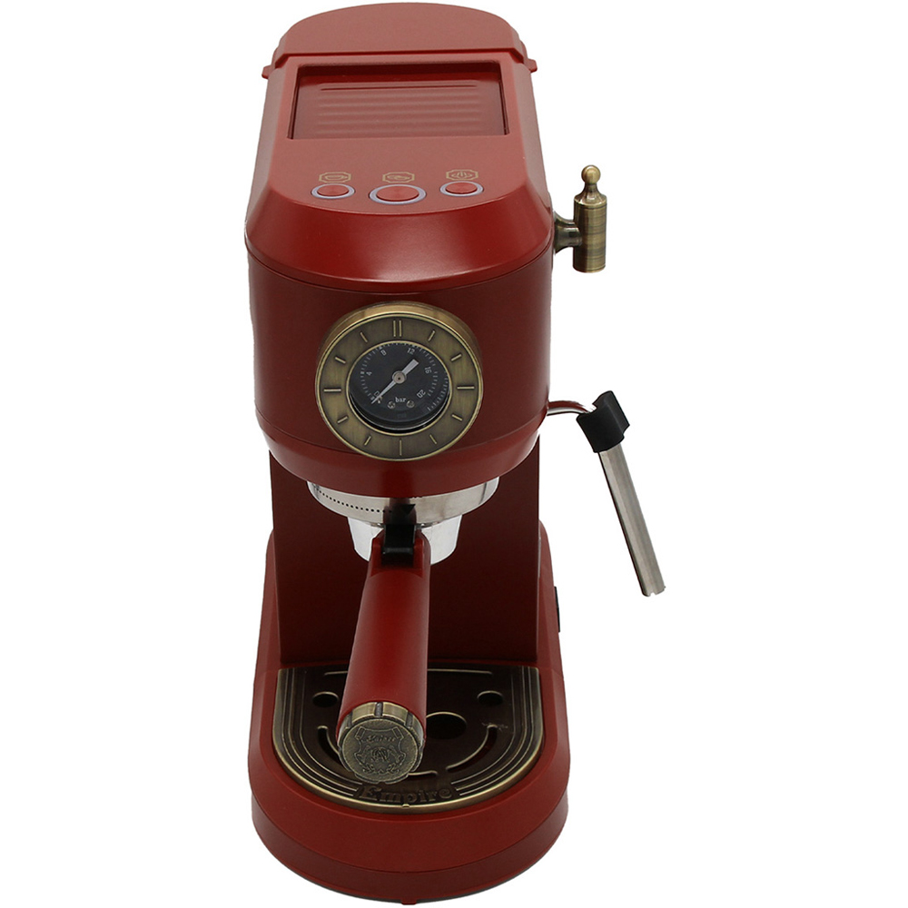 Kaiser Empire Bordeaux Red Espresso Coffee Machine Image 2